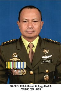 KOLONEL CKM dr. RAHMAT SAPTONO, SpOG 2018 - 2020