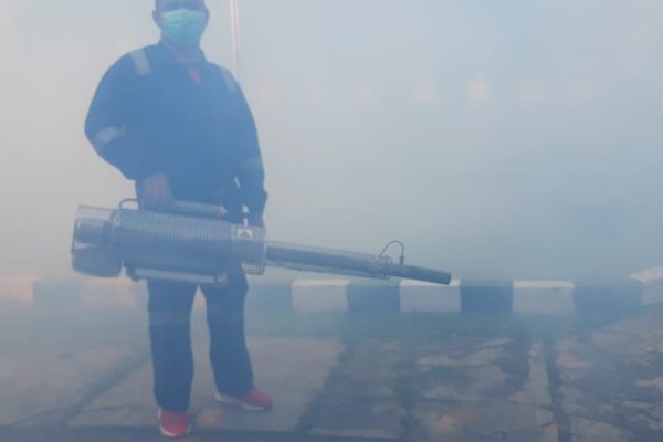 FOGGING DI LINGKUNGAN KODAM IV/DIP