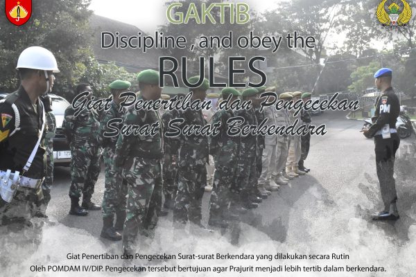 TNI HARUS TERTIB