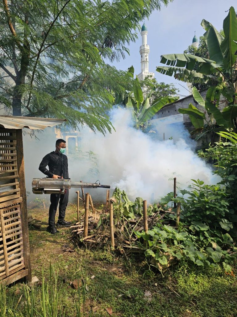 Fogging di Kediaman Kapoksahli Pangdam IV/Diponegoro